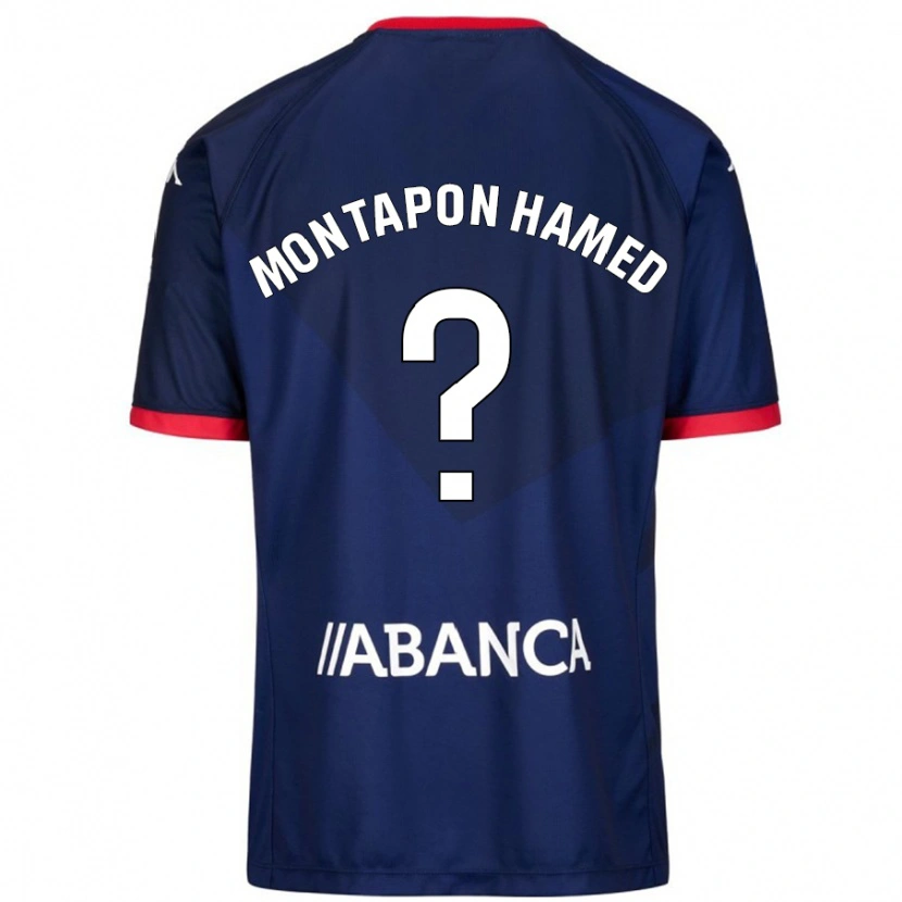 Danxen Dame Fadil Montapon Hamed #0 Marineblå Bortetrøye Drakt Trøye 2024/25 Skjorter T-Skjorte