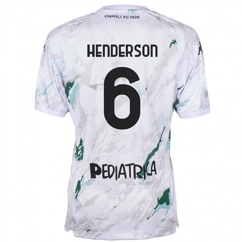 Danxen Dame Liam Henderson #6 Grå Bortetrøye Drakt Trøye 2024/25 Skjorter T-Skjorte
