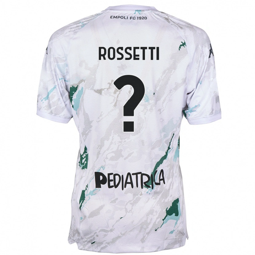 Danxen Dame Maurizio Rossetti #0 Grå Bortetrøye Drakt Trøye 2024/25 Skjorter T-Skjorte