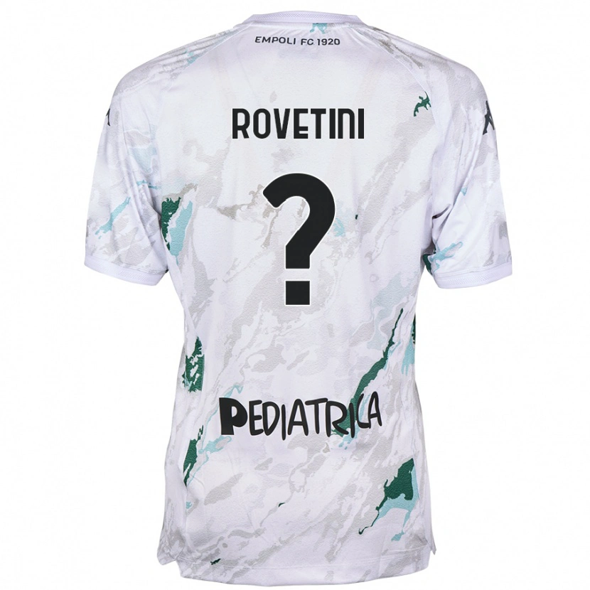 Danxen Dame Alessandro Rovetini #0 Grå Bortetrøye Drakt Trøye 2024/25 Skjorter T-Skjorte