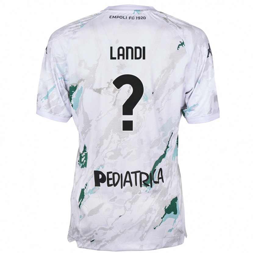 Danxen Dame Jacopo Landi #0 Grå Bortetrøye Drakt Trøye 2024/25 Skjorter T-Skjorte