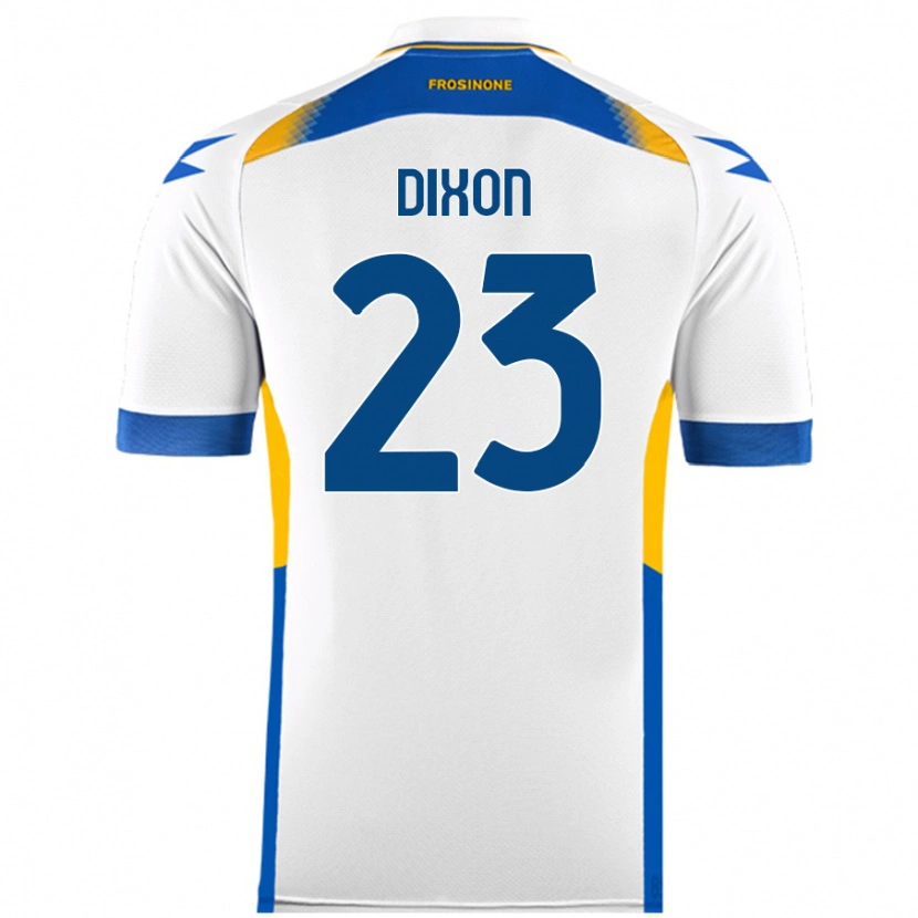 Danxen Dame Damar Dixon #23 Hvit Bortetrøye Drakt Trøye 2024/25 Skjorter T-Skjorte