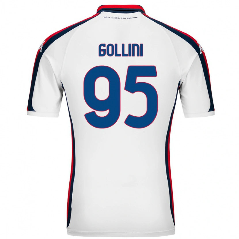 Danxen Dame Pierluigi Gollini #95 Hvit Bortetrøye Drakt Trøye 2024/25 Skjorter T-Skjorte