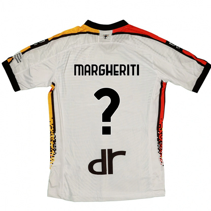 Danxen Dame Filippo Margheriti #0 Hvit Svart Bortetrøye Drakt Trøye 2024/25 Skjorter T-Skjorte