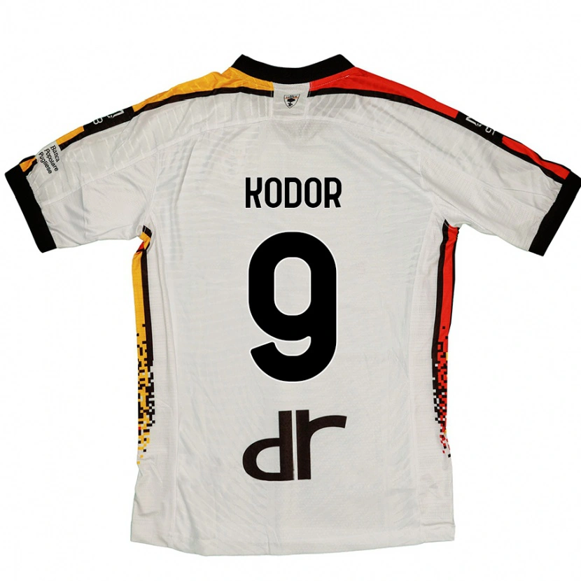 Danxen Dame Jason Kodor #9 Hvit Svart Bortetrøye Drakt Trøye 2024/25 Skjorter T-Skjorte