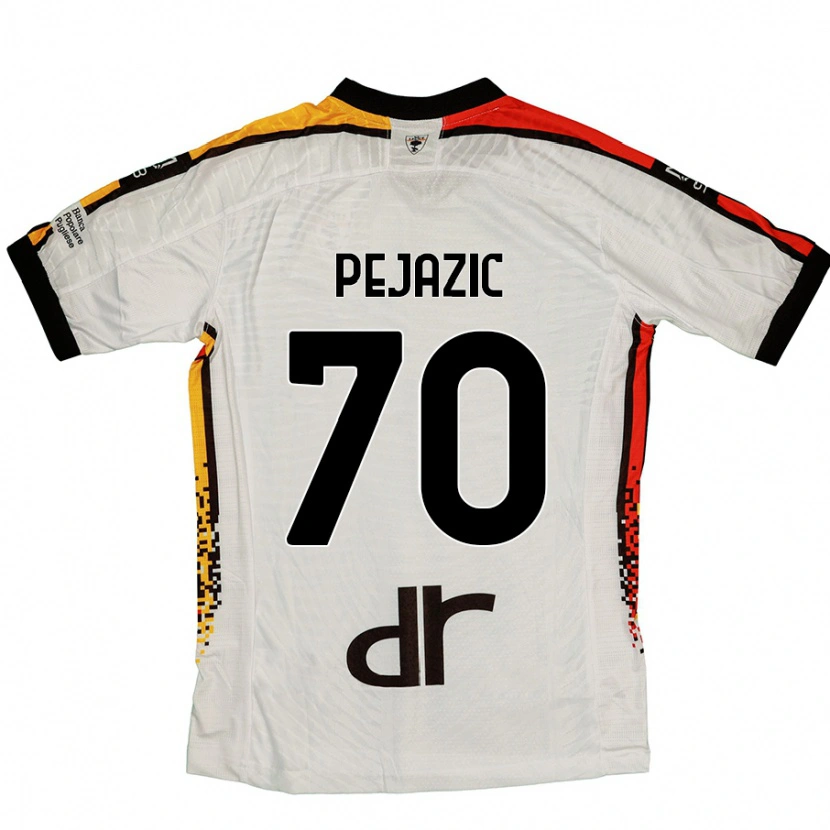 Danxen Dame Mario Pejazic #70 Hvit Svart Bortetrøye Drakt Trøye 2024/25 Skjorter T-Skjorte