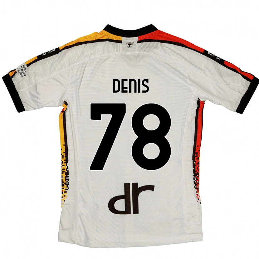 Danxen Dame Max Denis #78 Hvit Svart Bortetrøye Drakt Trøye 2024/25 Skjorter T-Skjorte