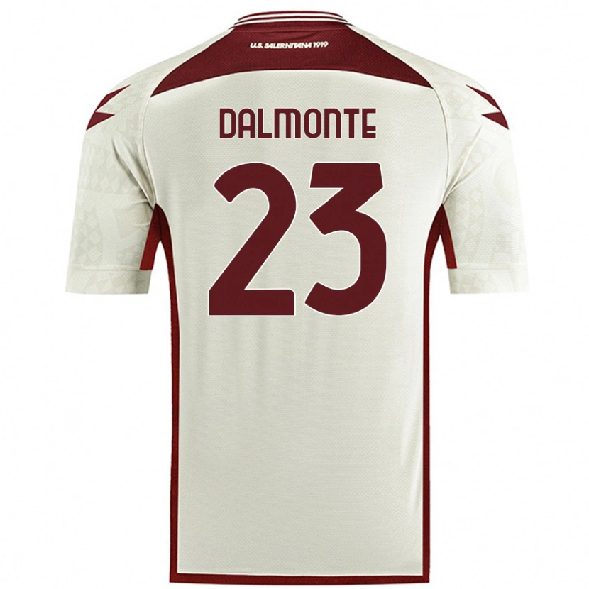 Danxen Dame Nicola Dalmonte #23 Kremfarge Bortetrøye Drakt Trøye 2024/25 Skjorter T-Skjorte