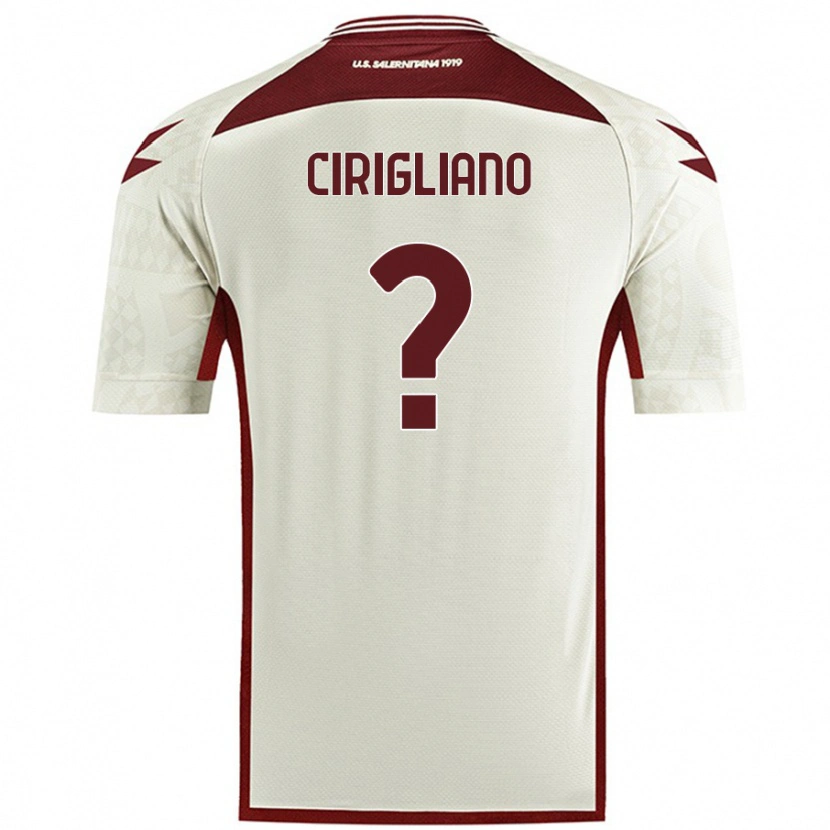 Danxen Dame Giulio Cirigliano #0 Kremfarge Bortetrøye Drakt Trøye 2024/25 Skjorter T-Skjorte