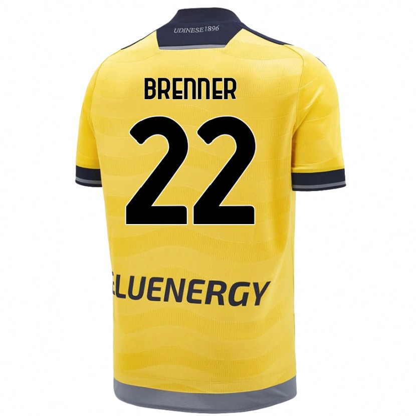 Danxen Dame Brenner #22 Gyllen Bortetrøye Drakt Trøye 2024/25 Skjorter T-Skjorte
