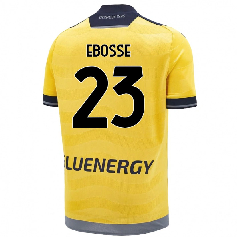 Danxen Dame Enzo Ebosse #23 Gyllen Bortetrøye Drakt Trøye 2024/25 Skjorter T-Skjorte