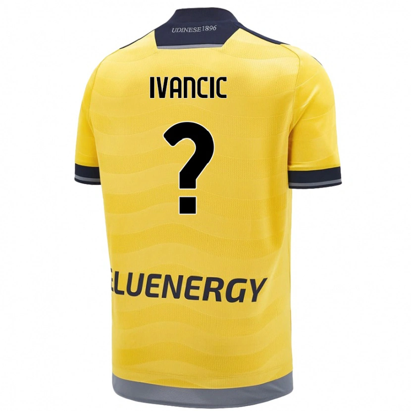 Danxen Dame Val Ivancic #0 Gyllen Bortetrøye Drakt Trøye 2024/25 Skjorter T-Skjorte