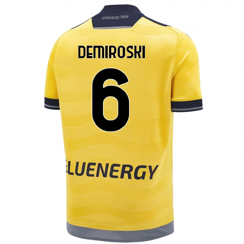 Danxen Dame Shenol Demiroski #6 Gyllen Bortetrøye Drakt Trøye 2024/25 Skjorter T-Skjorte