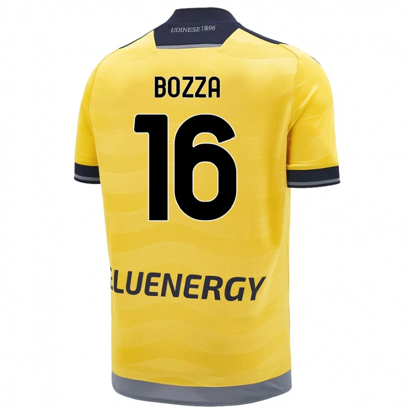 Danxen Dame Mattia Bozza #16 Gyllen Bortetrøye Drakt Trøye 2024/25 Skjorter T-Skjorte