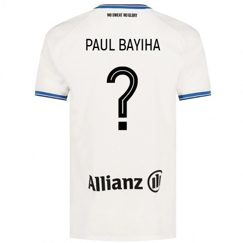 Danxen Dame Jean Paul Bayiha #0 Hvit Bortetrøye Drakt Trøye 2024/25 Skjorter T-Skjorte