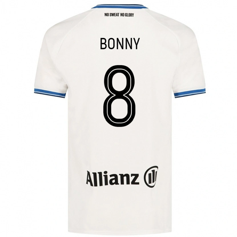 Danxen Dame Chionne Bonny #8 Hvit Bortetrøye Drakt Trøye 2024/25 Skjorter T-Skjorte