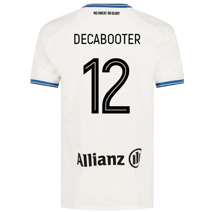 Danxen Dame Marith Decabooter #12 Hvit Bortetrøye Drakt Trøye 2024/25 Skjorter T-Skjorte