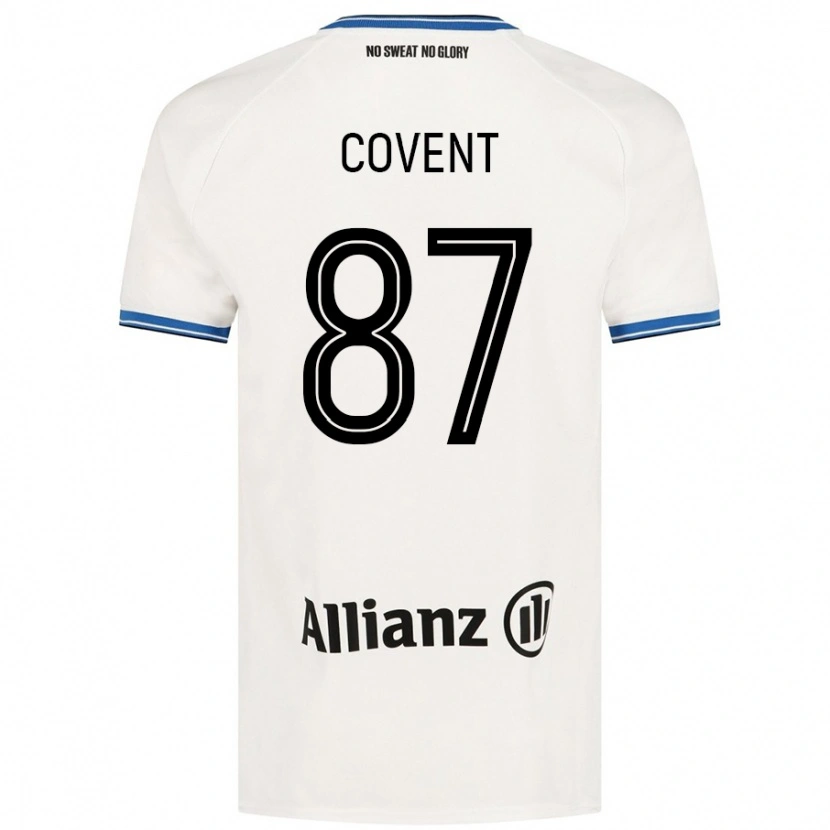 Danxen Dame Jorijn Covent #87 Hvit Bortetrøye Drakt Trøye 2024/25 Skjorter T-Skjorte