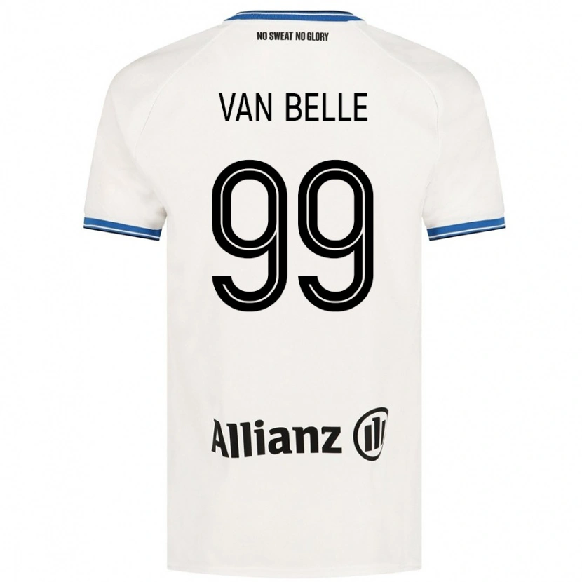 Danxen Dame Lyndsey Van Belle #99 Hvit Bortetrøye Drakt Trøye 2024/25 Skjorter T-Skjorte