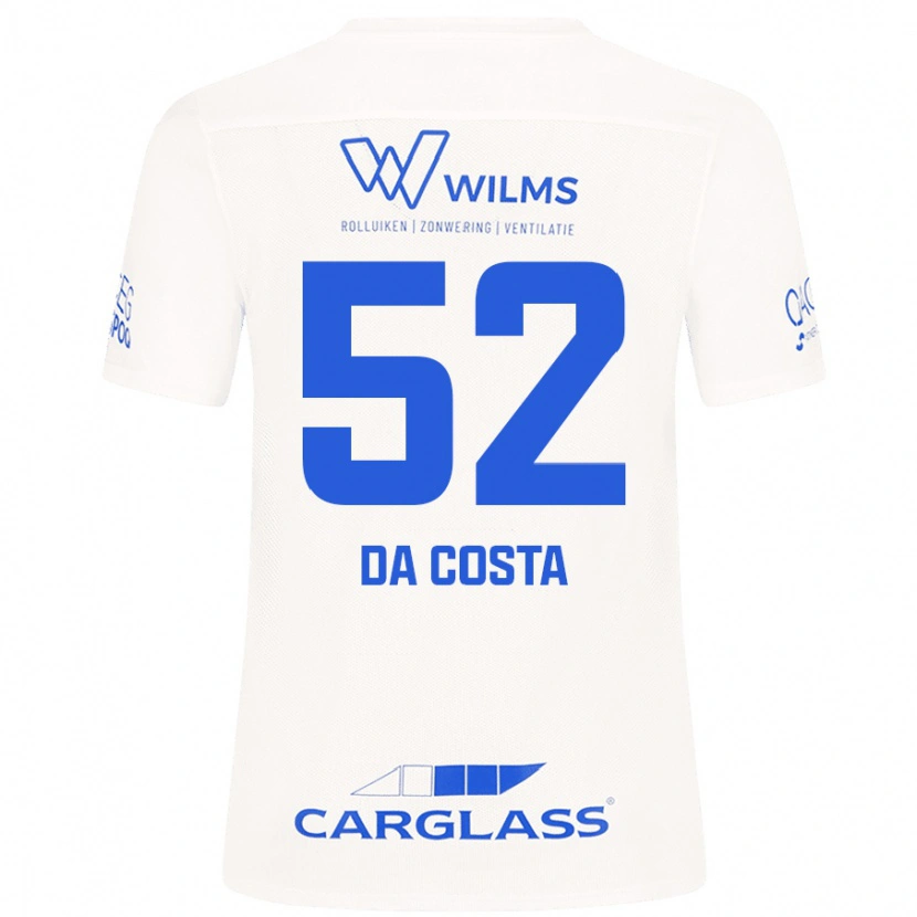 Danxen Dame Wilson Da Costa #52 Hvit Bortetrøye Drakt Trøye 2024/25 Skjorter T-Skjorte