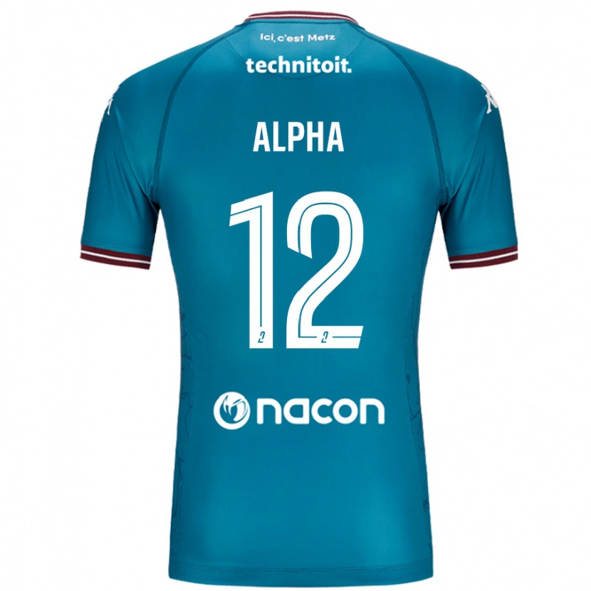 Danxen Dame Alpha Touré #12 Bleu Bensin Bortetrøye Drakt Trøye 2024/25 Skjorter T-Skjorte