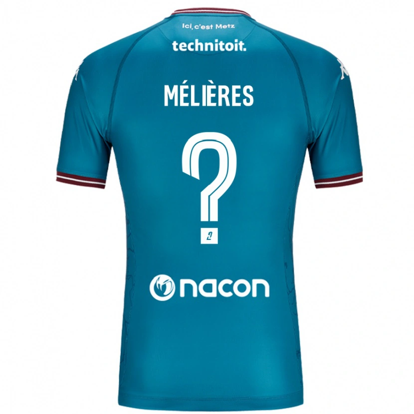 Danxen Dame Cléo Mélières #0 Bleu Bensin Bortetrøye Drakt Trøye 2024/25 Skjorter T-Skjorte