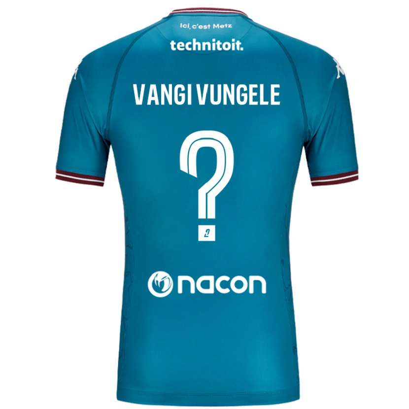 Danxen Dame Luzolo Vangi Vungele #0 Bleu Bensin Bortetrøye Drakt Trøye 2024/25 Skjorter T-Skjorte