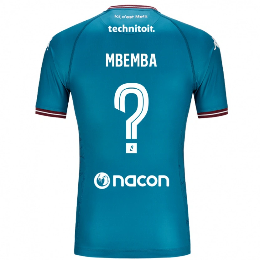 Danxen Dame Abdallah Mbemba #0 Bleu Bensin Bortetrøye Drakt Trøye 2024/25 Skjorter T-Skjorte