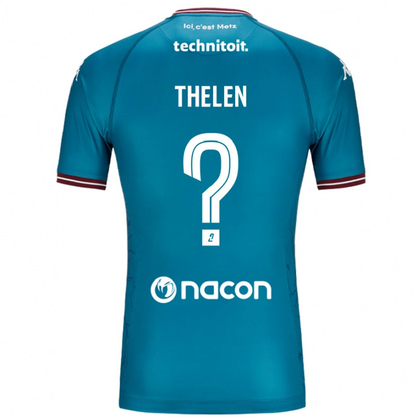 Danxen Dame Eliot Thelen #0 Bleu Bensin Bortetrøye Drakt Trøye 2024/25 Skjorter T-Skjorte