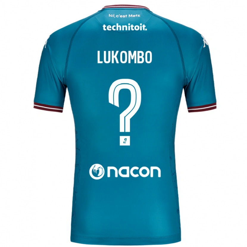 Danxen Dame Joseph Lukombo #0 Bleu Bensin Bortetrøye Drakt Trøye 2024/25 Skjorter T-Skjorte