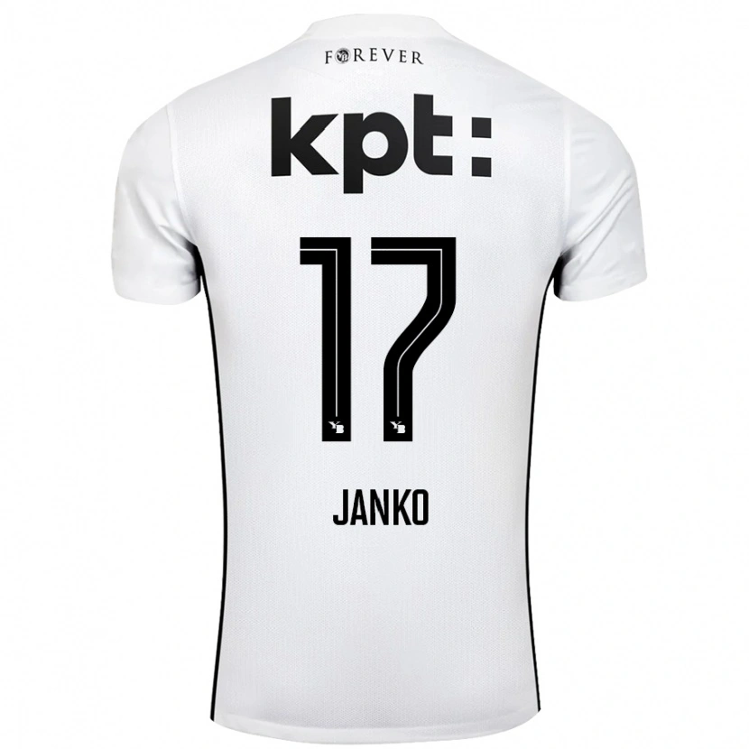 Danxen Dame Saidy Janko #17 Hvit Svart Bortetrøye Drakt Trøye 2024/25 Skjorter T-Skjorte