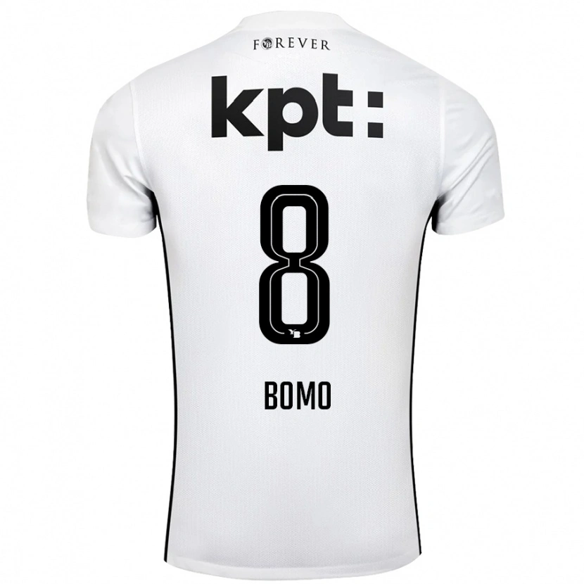 Danxen Dame Jacques Bomo #8 Hvit Svart Bortetrøye Drakt Trøye 2024/25 Skjorter T-Skjorte