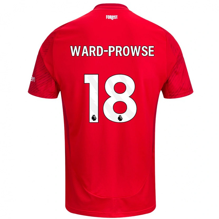 Danxen Barn James Ward-Prowse #18 Rød Hvit Hjemmetrøye Drakt Trøye 2024/25 Skjorter T-Skjorte