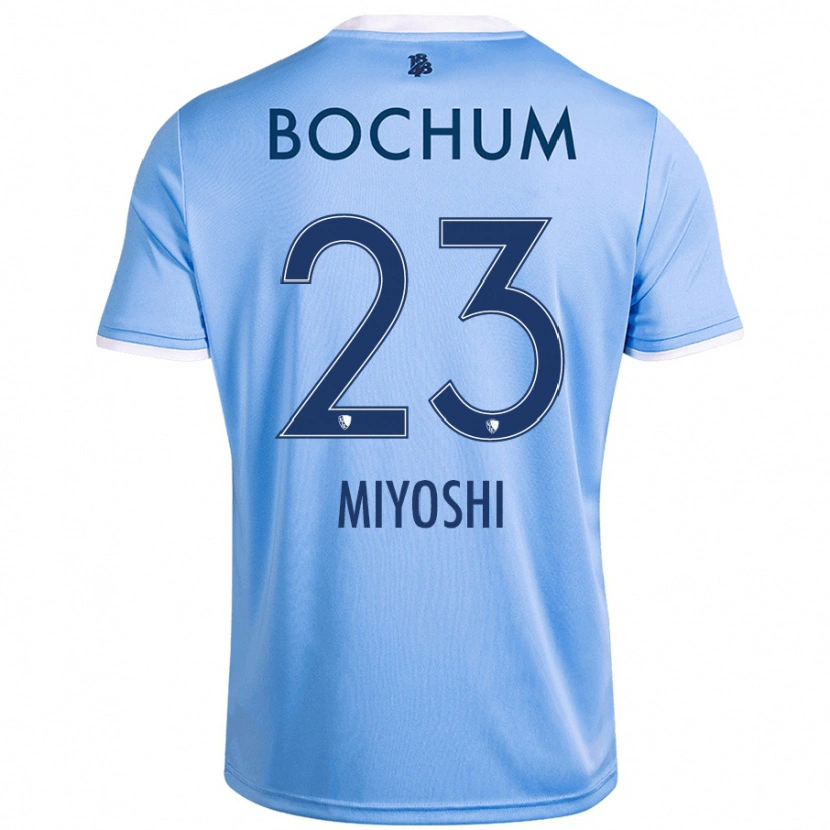 Danxen Barn Koji Miyoshi #23 Himmelblå Bortetrøye Drakt Trøye 2024/25 Skjorter T-Skjorte