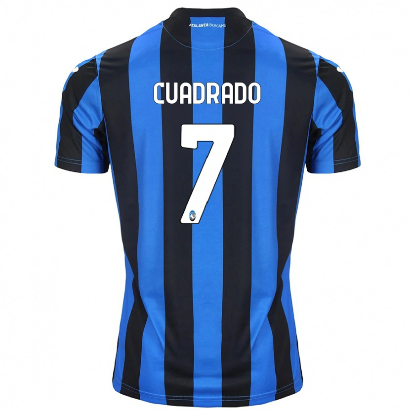 Danxen Mann Juan Cuadrado #7 Blå Svart Hjemmetrøye Drakt Trøye 2024/25 Skjorter T-Skjorte