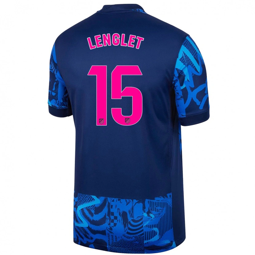 Danxen Mann Clément Lenglet #15 Kongeblå Tredje Sett Drakt Trøye 2024/25 Skjorter T-Skjorte