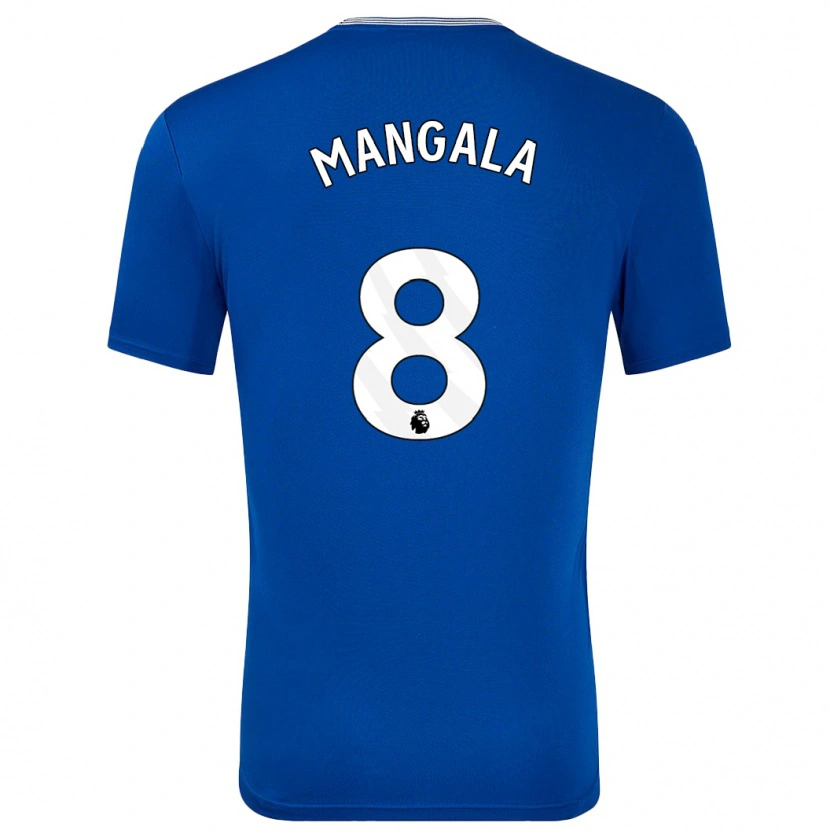 Danxen Mann Orel Mangala #8 Blå Med Hjemmetrøye Drakt Trøye 2024/25 Skjorter T-Skjorte