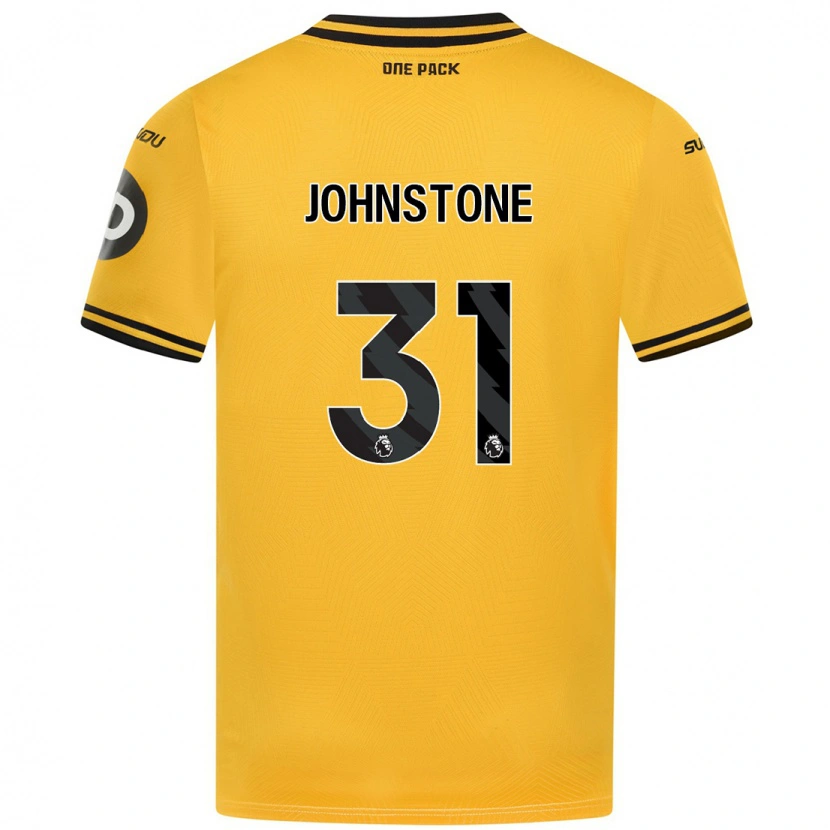 Danxen Mann Sam Johnstone #31 Gul Hjemmetrøye Drakt Trøye 2024/25 Skjorter T-Skjorte
