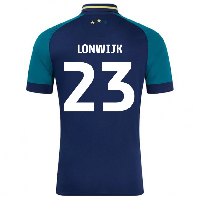 Danxen Mann Nigel Lonwijk #23 Marine Mørkegrønn Bortetrøye Drakt Trøye 2024/25 Skjorter T-Skjorte