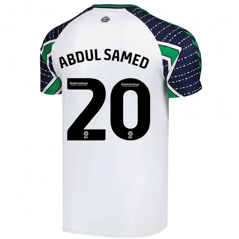 Danxen Mann Salis Abdul Samed #20 Hvit Bortetrøye Drakt Trøye 2024/25 Skjorter T-Skjorte