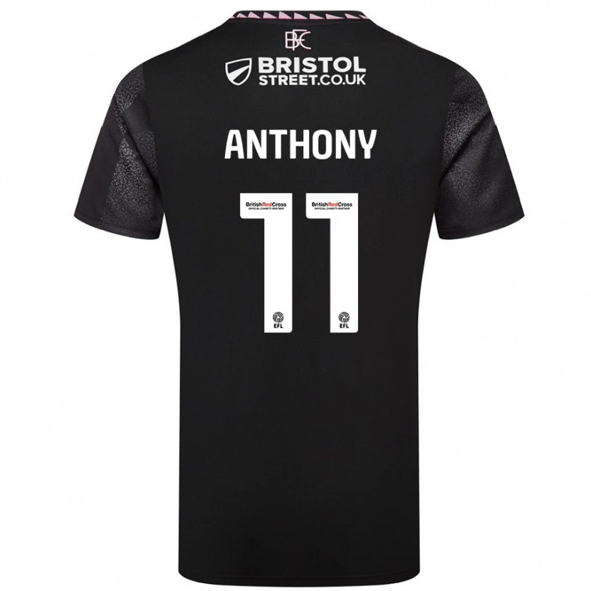 Danxen Mann Jaidon Anthony #11 Svart Bortetrøye Drakt Trøye 2024/25 Skjorter T-Skjorte