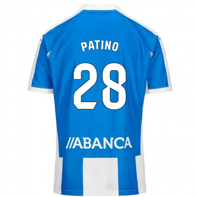 Danxen Dame Charlie Patino #28 Blå Hvit Hjemmetrøye Drakt Trøye 2024/25 Skjorter T-Skjorte