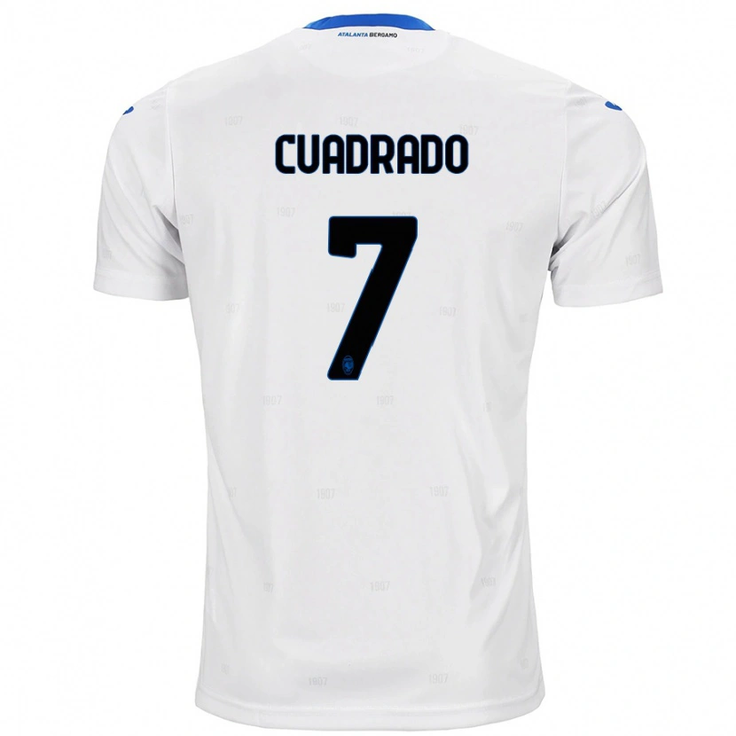 Danxen Dame Juan Cuadrado #7 Hvit Bortetrøye Drakt Trøye 2024/25 Skjorter T-Skjorte