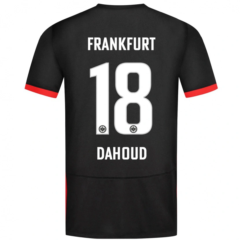 Danxen Dame Mahmoud Dahoud #18 Svart Bortetrøye Drakt Trøye 2024/25 Skjorter T-Skjorte