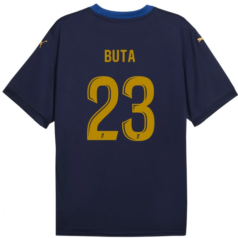 Danxen Dame Aurélio Buta #23 Marine Gull Bortetrøye Drakt Trøye 2024/25 Skjorter T-Skjorte