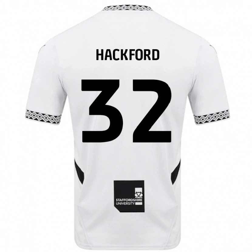 Danxen Dame Antwoine Hackford #32 Hvit Hjemmetrøye Drakt Trøye 2024/25 Skjorter T-Skjorte