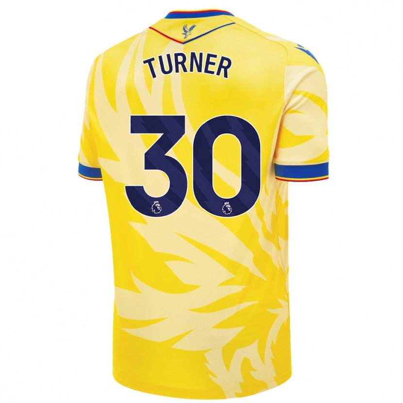 Danxen Dame Matt Turner #30 Gul Bortetrøye Drakt Trøye 2024/25 Skjorter T-Skjorte