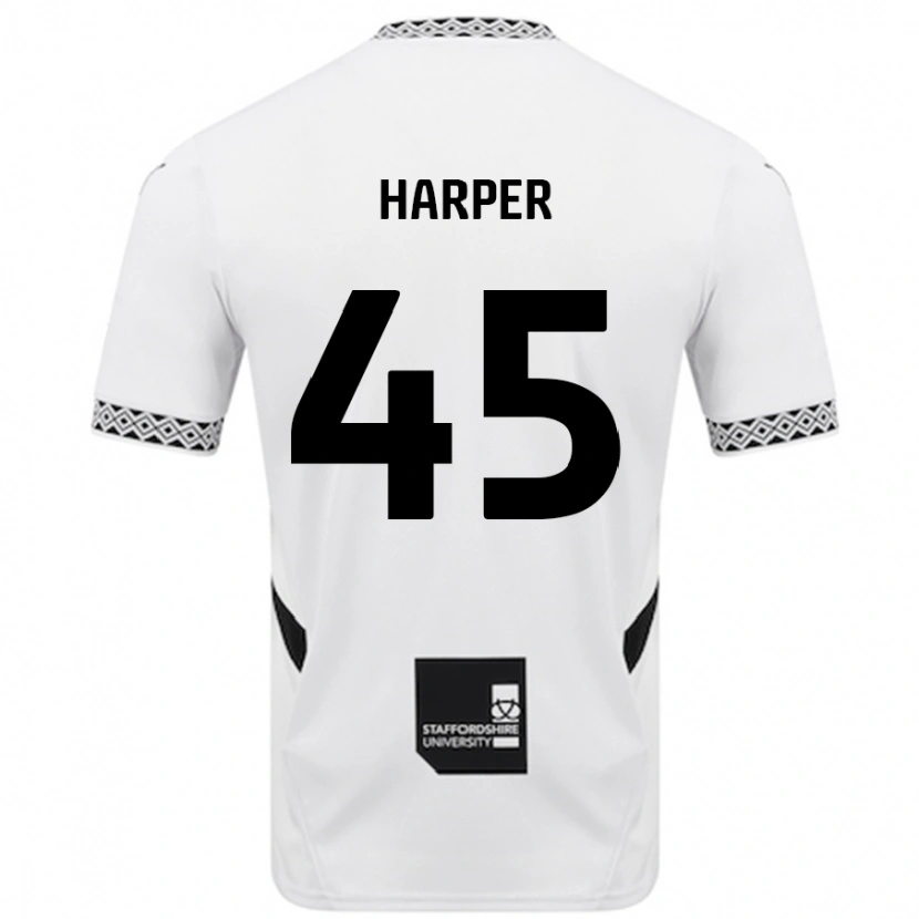 Danxen Dame Rekeem Harper #45 Hvit Hjemmetrøye Drakt Trøye 2024/25 Skjorter T-Skjorte